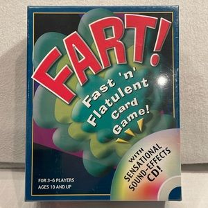 FART! Fast ‘n’ Flatulent Card Game NEW! Sensational Sound Effects CD
